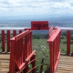 toilet over valley
