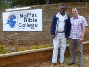 Paul, Principal at Moffat, and Andy in 2011