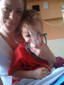 Liam in hospital