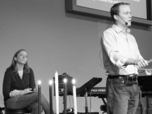 Speaking at New Life Christian Fellowship two weeks ago, the church planted by Andy's grandfather in the 1960's.