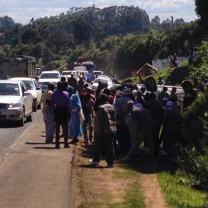 I guess now we're on the roadside the cars can start going past again....
