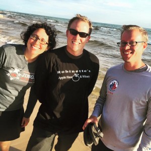 The Carlsons, visiting us from Annapolis