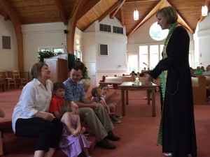 Associate Heather welcomes our friends the Brown family back to SIPC after 3 years away at the Pentagon