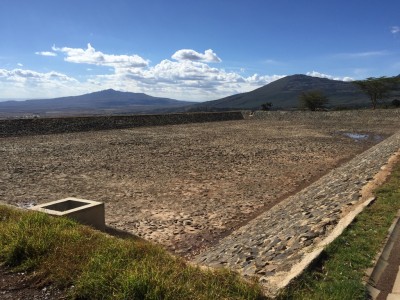 After a couple of days in the facultative lagoon, the water transfers to the "maturation lagoon", the final lagoon in the treatment process, where it resides for about two and a half weeks and finishes the natural biodegradation treatment processes, before being discharged to the natural environment.