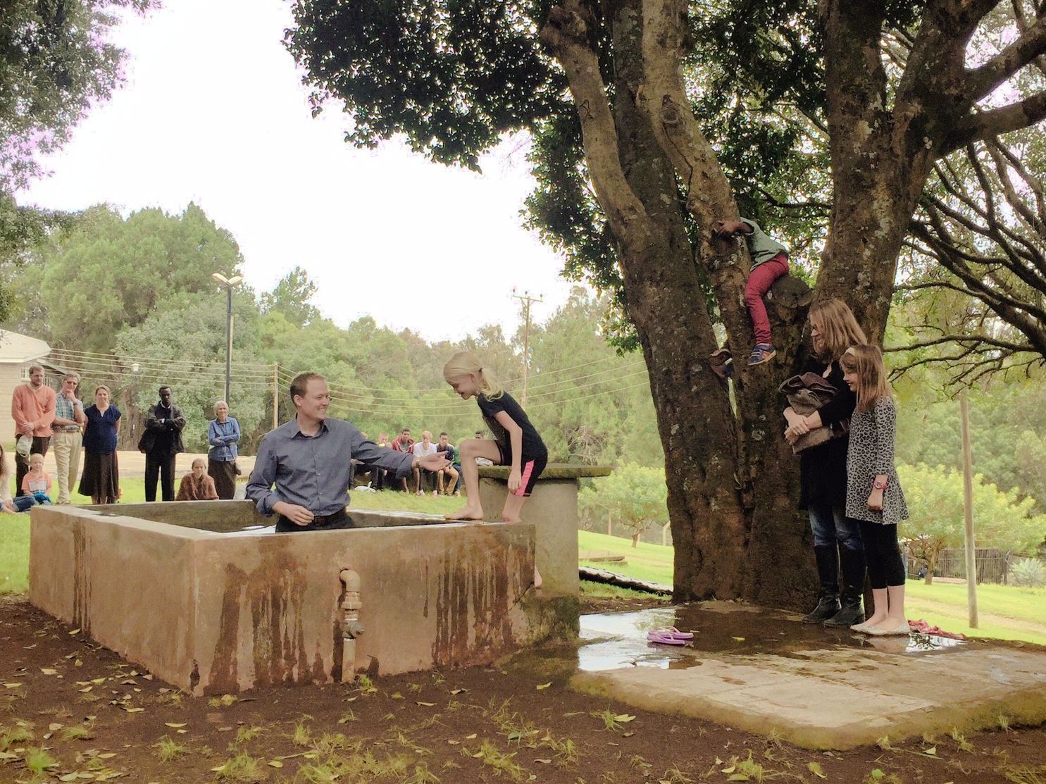 There's few things better than being able to participate in the baptism of one of your children :)