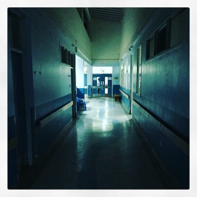 Midnight halls - children's wing high dependency unit.