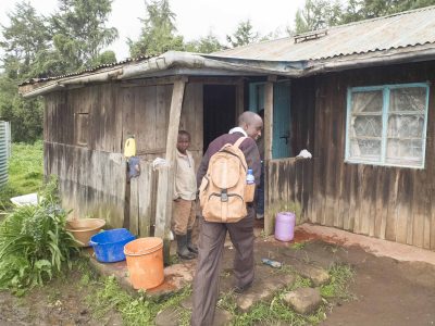 Community Health Worker on a home visit