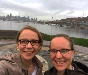 Me with Amelie von Saint Andre-von Arnim, in Seattle.