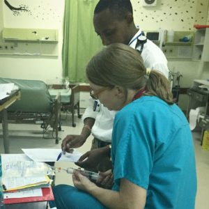 On nursing duty