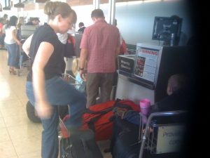First flight to Kenya
