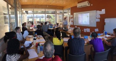 teaching the eMi team in Uganda